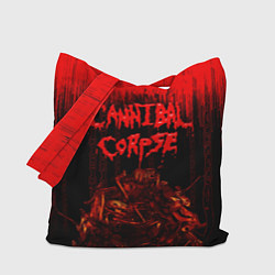 Сумка-шопер CANNIBAL CORPSE, цвет: 3D-принт