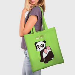 Сумка-шопер Святая панда, цвет: 3D-принт — фото 2