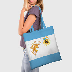 Сумка-шопер Сборная Аргентины, цвет: 3D-принт — фото 2