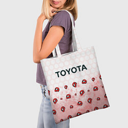 Сумка-шопер Тойота - Racing Паттерн, цвет: 3D-принт — фото 2