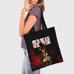Сумка-шопер Red Dead Redemption Bandit, цвет: 3D-принт — фото 2