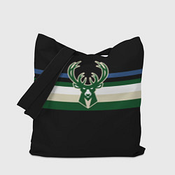 Сумка-шопер Milwaukee Bucks форма Statement Edition, цвет: 3D-принт