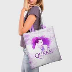 Сумка-шопер Freddie Mercury Queen Z, цвет: 3D-принт — фото 2