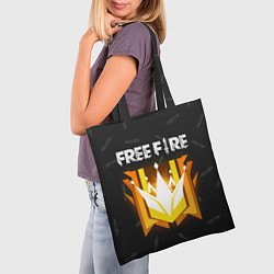 Сумка-шопер Free Fire Фри фаер, цвет: 3D-принт — фото 2