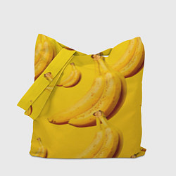 Сумка-шопер Банановый рай, цвет: 3D-принт