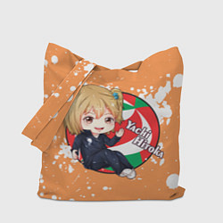 Сумка-шопер Yachi Hitoka Haikyu Волейбол Z, цвет: 3D-принт