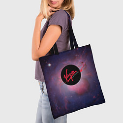 Сумка-шопер Virgin Galactic космос, цвет: 3D-принт — фото 2