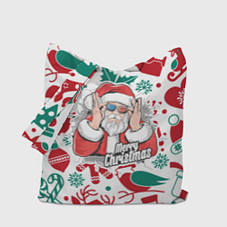 Сумка-шопер Merry Christmas3D, цвет: 3D-принт