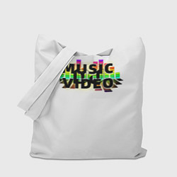 Сумка-шопер Merch - DJ MUSICVIDEO, цвет: 3D-принт