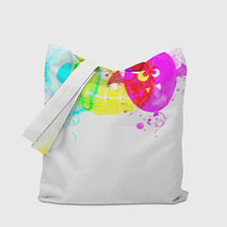 Сумка-шопер Призраки Хэллоуина полиэстер, цвет: 3D-принт