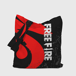 Сумка-шопер GARENA FREE FIRE СИМВОЛ ИГРЫ ЛОГО, цвет: 3D-принт