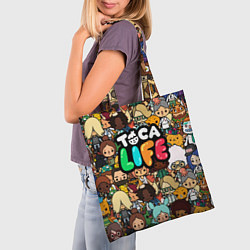 Сумка-шопер Toca Life: Persons, цвет: 3D-принт — фото 2