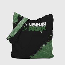 Сумка-шопер Линкин Парк в стиле Гранж Linkin Park, цвет: 3D-принт