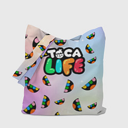 Сумка-шопер Toca Life: Smile Logo, цвет: 3D-принт