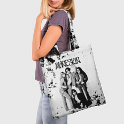 Сумка-шопер Maneskin Монэскин, рок - группа, цвет: 3D-принт — фото 2