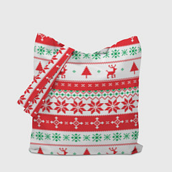 Сумка-шопер Christmas Deer, цвет: 3D-принт