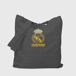 Сумка-шопер Real Madrid graphite theme, цвет: 3D-принт