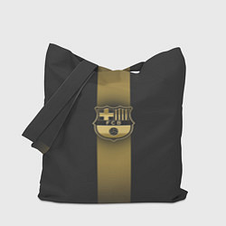 Сумка-шопер Barcelona Gold-Graphite Theme, цвет: 3D-принт