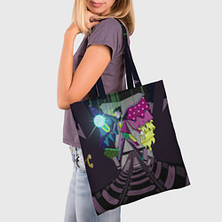 Сумка-шопер Spamton: BIG SHOT ! Deltarune Спамтон, цвет: 3D-принт — фото 2