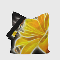 Сумка-шопер Желтый летний цветок, цвет: 3D-принт