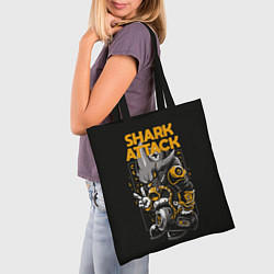 Сумка-шопер Shark blast, цвет: 3D-принт — фото 2