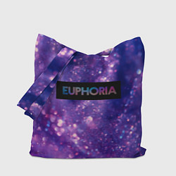 Сумка-шопер Сериал Euphoria - блестки, цвет: 3D-принт