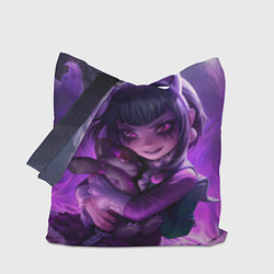 Сумка-шопер Goth Annie League Of Legends, цвет: 3D-принт