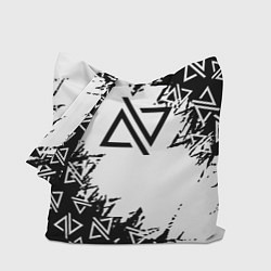 Сумка-шопер Адель певица паттерн, цвет: 3D-принт