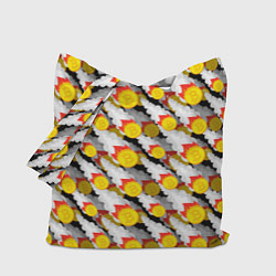 Сумка-шопер Падение Биткоина, цвет: 3D-принт