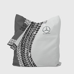 Сумка-шопер Mercedes-Benz дрифт, цвет: 3D-принт