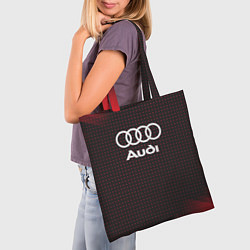 Сумка-шопер Audi logo, цвет: 3D-принт — фото 2