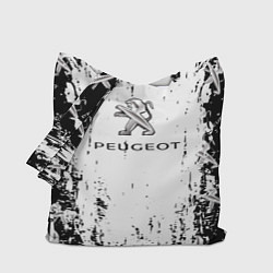 Сумка-шопер Peugeot паттерн львов, цвет: 3D-принт