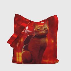 Сумка-шопер The Stray, цвет: 3D-принт