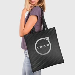 Сумка-шопер Автомобиль марки VOLVO, цвет: 3D-принт — фото 2