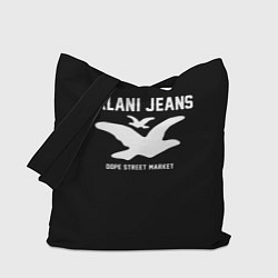 Сумка-шопер Узор Black Orlani Jeans Dope Street Market, цвет: 3D-принт