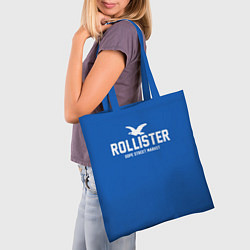 Сумка-шопер Узор Blue Rollister Dope Street Market, цвет: 3D-принт — фото 2