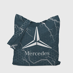 Сумка-шопер MERCEDES - ЗВЕЗДА Молнии, цвет: 3D-принт