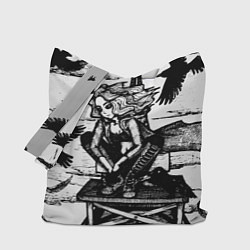 Сумка-шопер Raven 2, цвет: 3D-принт