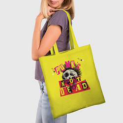 Сумка-шопер Punks Not Dead - Панки Хой!, цвет: 3D-принт — фото 2