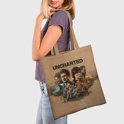 Сумка-шопер Uncharted Анчартед, цвет: 3D-принт — фото 2