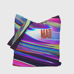 Сумка-шопер Neon pattern Mad, цвет: 3D-принт