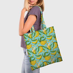 Сумка-шопер Banana pattern Summer Fashion 2022, цвет: 3D-принт — фото 2