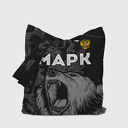 Сумка-шопер Марк Россия Медведь, цвет: 3D-принт
