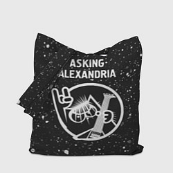 Сумка-шопер Asking Alexandria - КОТ - Краска, цвет: 3D-принт