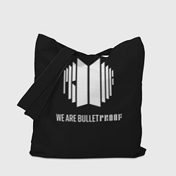 Сумка-шоппер BTS WE ARE BULLETPROOF БТС - мы пуленепробиваемые