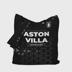 Сумка-шопер Aston Villa Форма Champions, цвет: 3D-принт