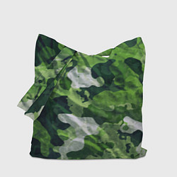 Сумка-шопер Camouflage Pattern Камуфляж Паттерн, цвет: 3D-принт