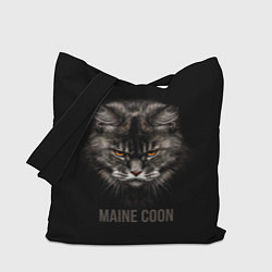 Сумка-шопер Maine coon - кот, цвет: 3D-принт