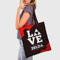 Сумка-шопер Zelda Love Классика, цвет: 3D-принт — фото 2