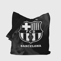 Сумка-шопер Barcelona Sport на темном фоне, цвет: 3D-принт